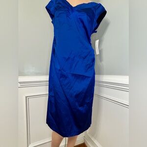 Maggy London Blue Midi Dress